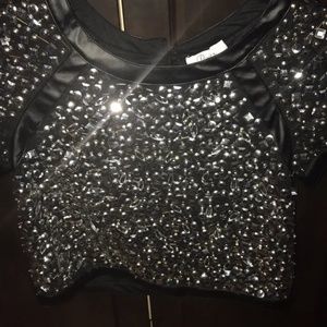 Parker crop top size M nwt